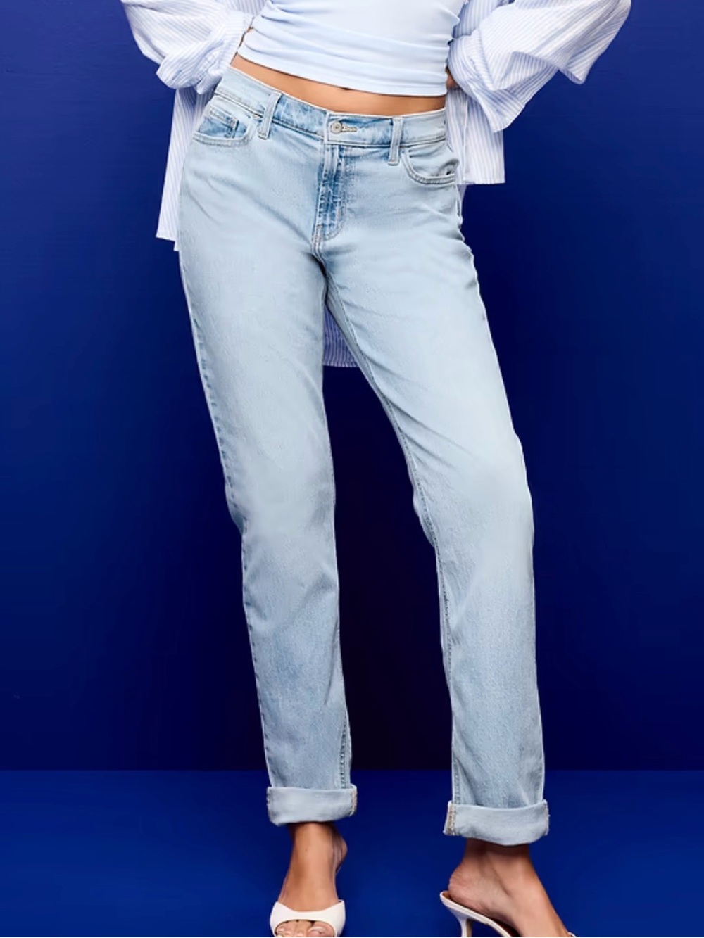 Classic Light Blue Women's High-Rise Jeans